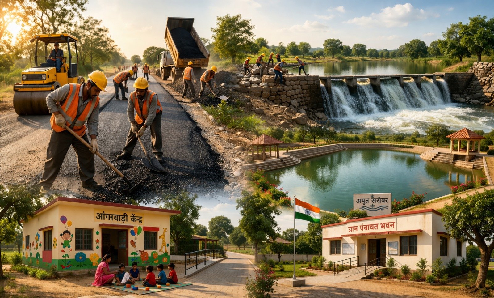 vb grang yojana workers